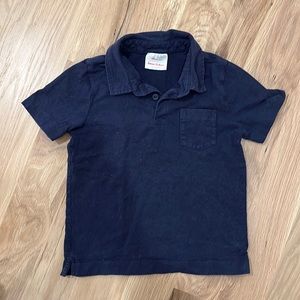 Hanna Andersson Navy Polo, Size 4 (100 cm)